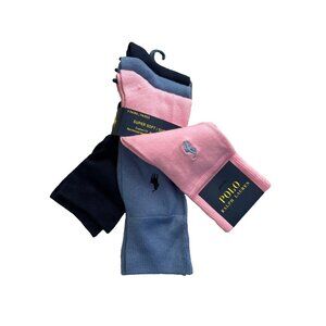 Polo Ralph Lauren 3 Pack Super Soft Custom Fit Socks